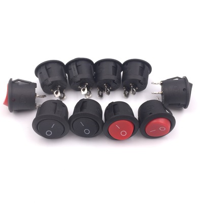 direct deal KCD3 Switch 22 Ship switch circular switch gules black 10A 12