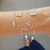 Metal bracelet, set, jewelry, Aliexpress, European style