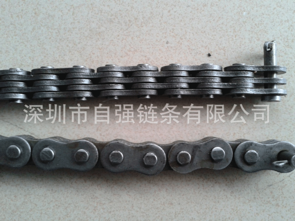 供应6分提升机链条  LH1223 BL623 板式链条  叉车链条传动链
