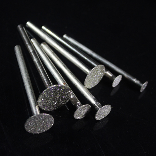 K-Needle Thin Sheet, Diamond-Grained Grinding Needle, T-Type Jadeite Rough Stone, Skin Removal, Polishing Head, Jade Carving Accessory Tool, Thin Slices