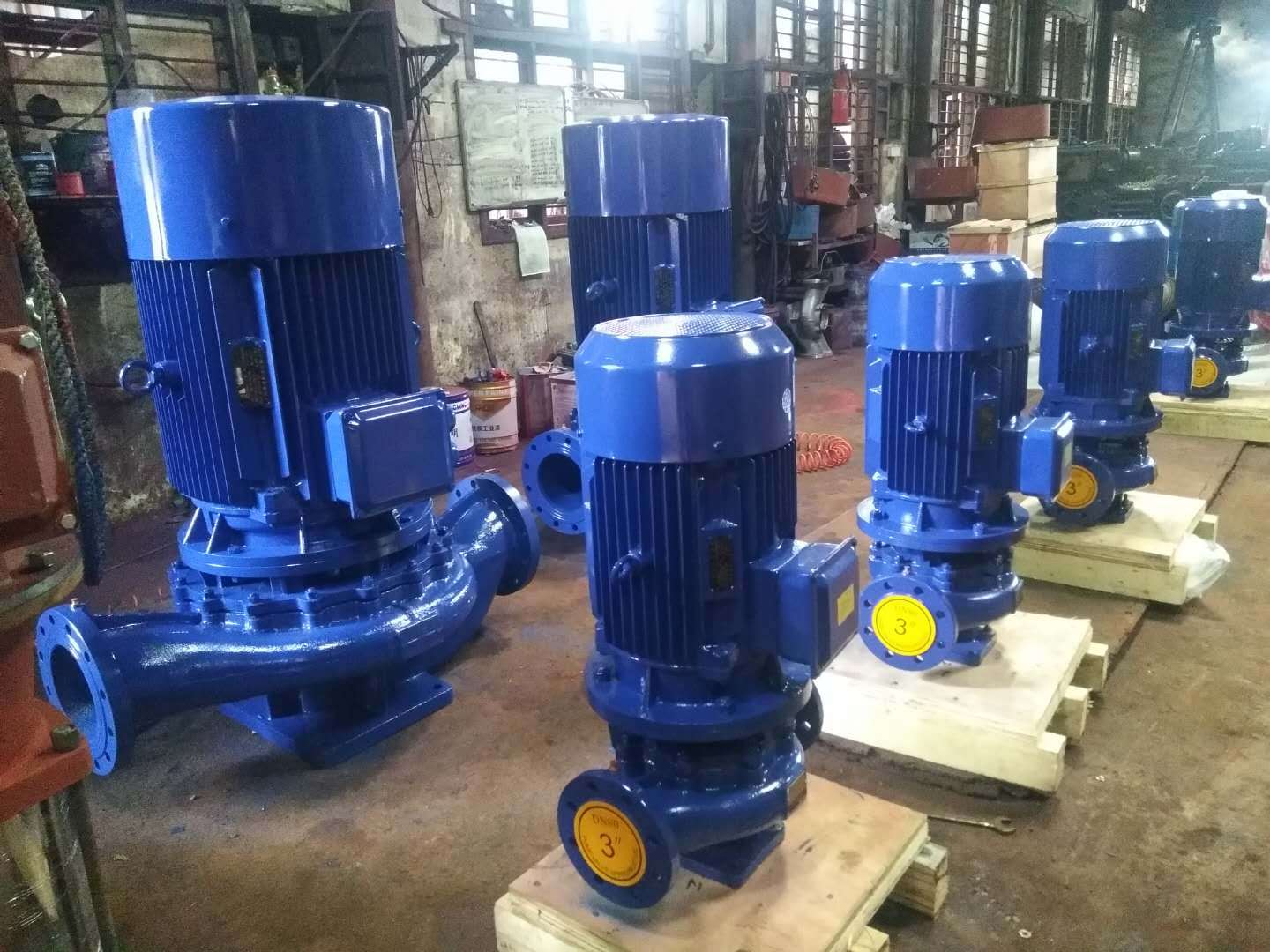 A沂洺 供应 ISG40-100A 立式管道离心泵 单级单吸管道泵离心泵