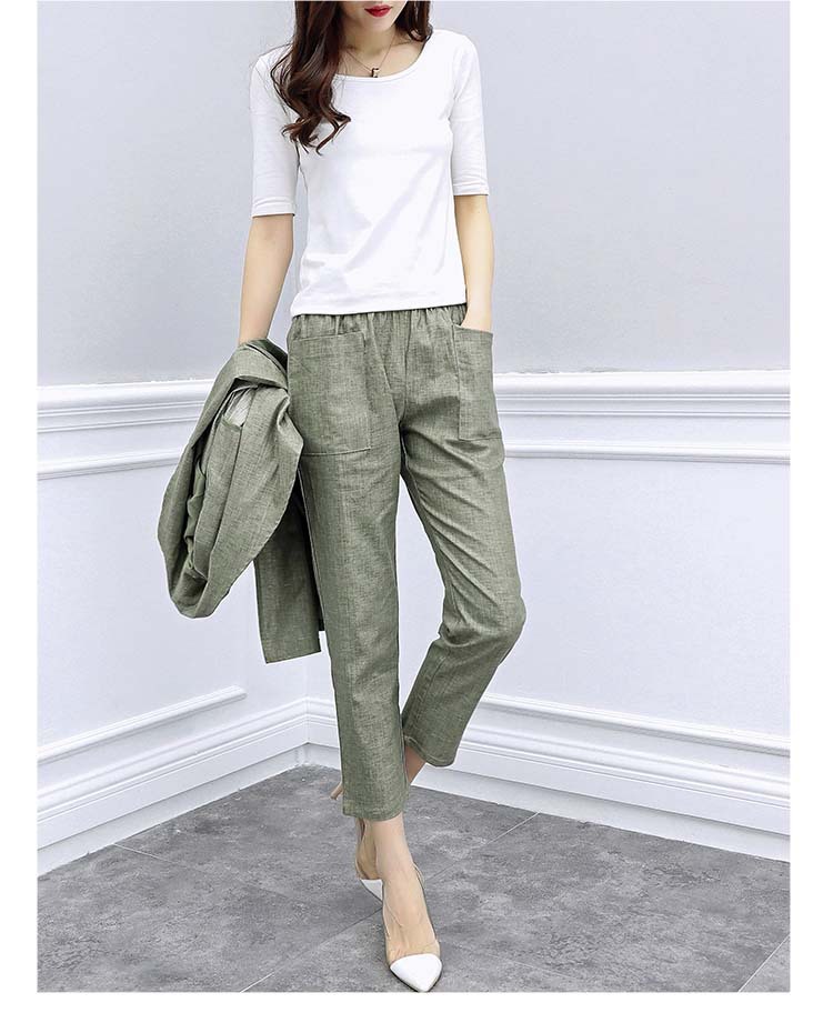 Costume femme UNE GéNéRATION en Coton et lin - Ref 3333626 Image 20