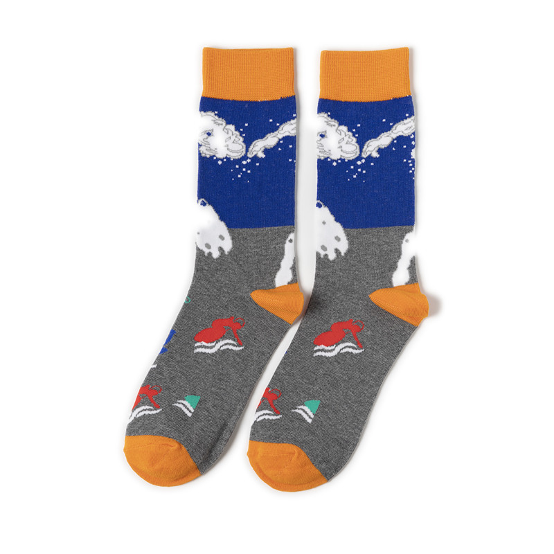 65g Weight Socks Classification Socks Lingerie Type Cotton (more than 50%) Fabric Type A Pair Quantity Casual, Daily Occasion Animal, Color Block Pattern All Seasons Season Unisex Gender Cute Style A Pair Cute Unisex Animal Color Block Cotton (more Than 50%) Crew Socks 19