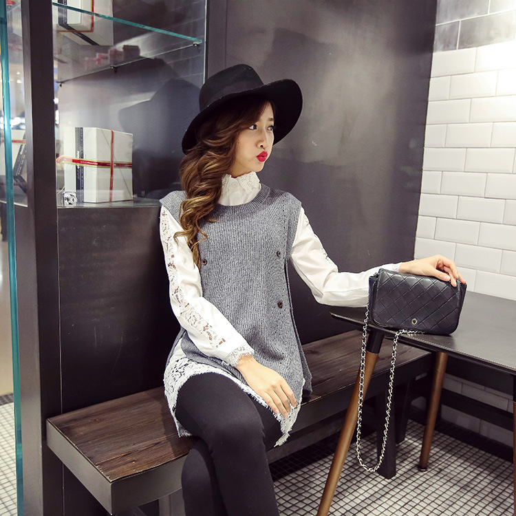 Gilet femme en Tricot - Ref 3317116 Image 11