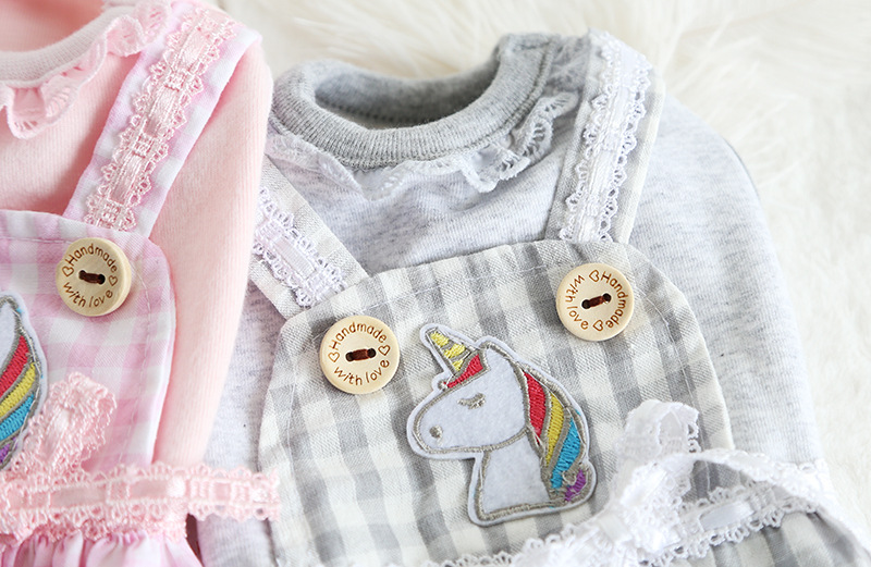 独角兽娃娃背带裙