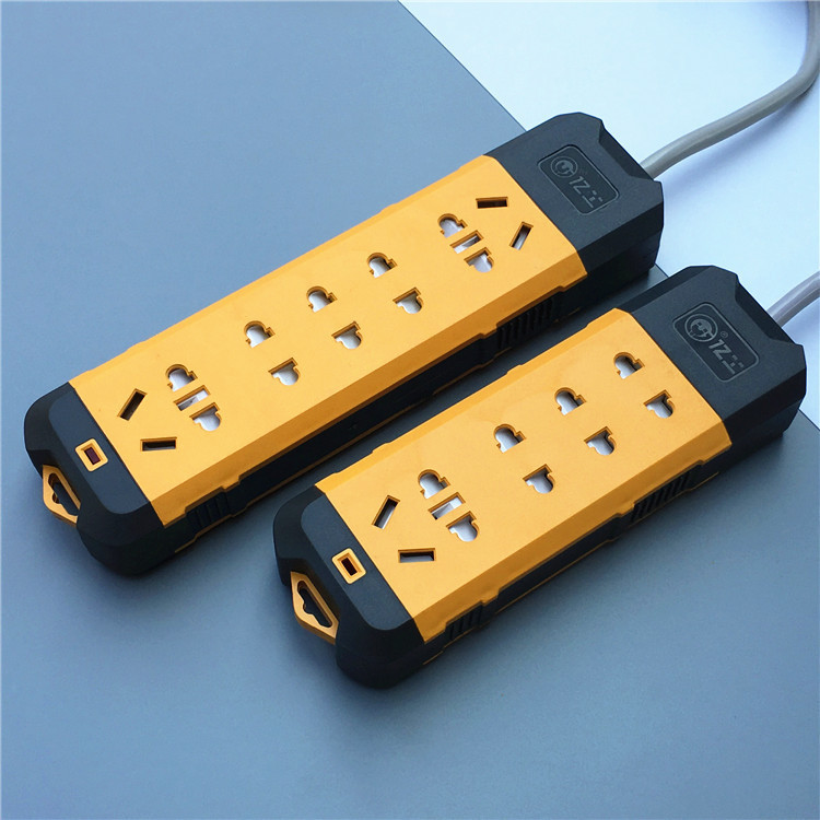 无线地拖安全门新国标16孔插座摔不烂 带线插线板批发