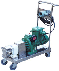 高粘度转子泵 移动式小推车不锈钢（304）转子泵3A系列转子泵