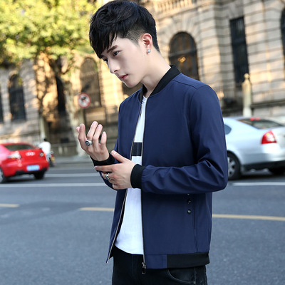 2019 Korean Edition new pattern man coat spring and autumn leisure time Jacket handsome Trend mlb Spring men's wear coat
