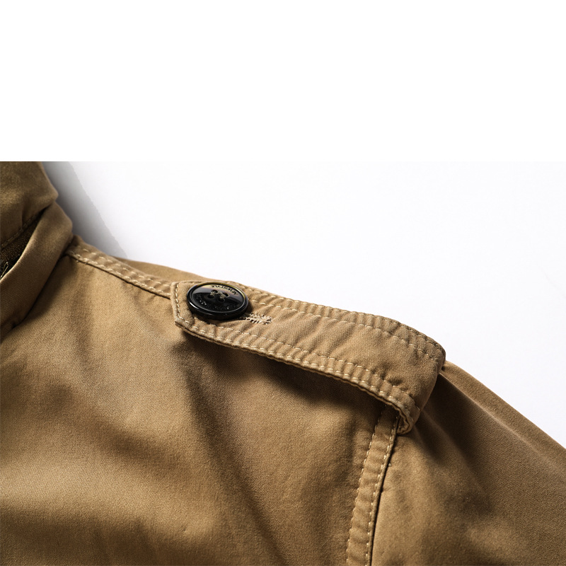 AliExpress invierno nueva chaqueta de los hombres de la capa de lana forrada engrosada con capucha lavada a prueba de frío ropa de los hombres Amazon comercio exterior