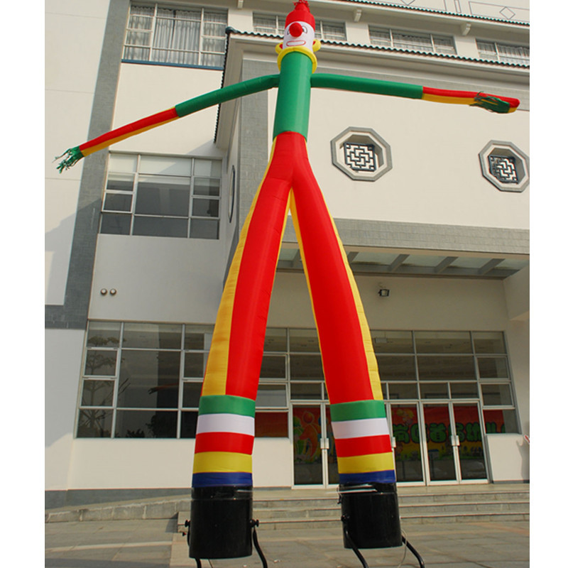 厂家批发充气舞星充气空中彩飘双腿单腿舞星充气模型可定做拱门