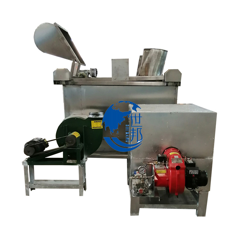 山东薯条油炸机全自动商用炸锅带燃烧机不锈钢油炸锅诸城食品机械