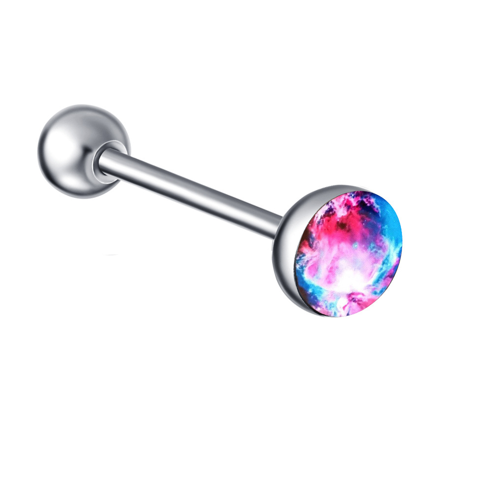 Labret piercing jewelry detail image