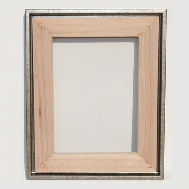 Painting frame oil painting frame oil painting core mounting 1.5cm oil painting inner frame L-shaped embedded outer frame wall hanging Painting frame oil painting frame oil painting core mounting 1.5cm oil painting inner frame L-shaped embedded outer frame wall hanging