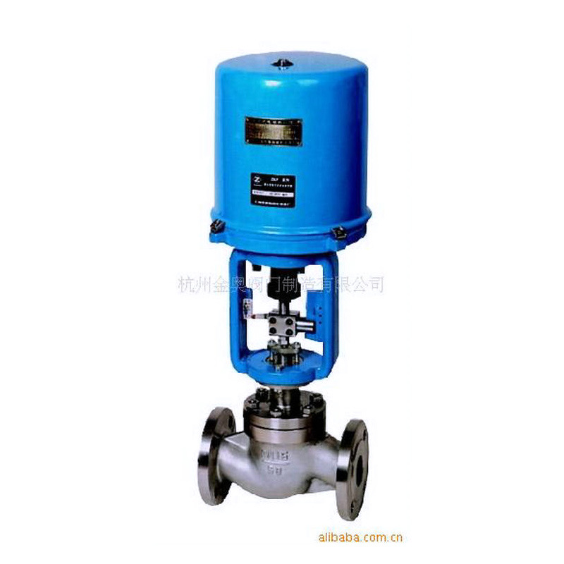 厂家直销 供应电动调节阀 碳钢法兰隔膜式二通式调节阀