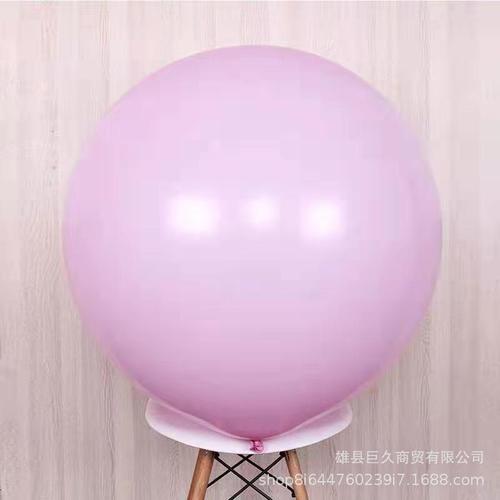 36-inch floor-exploding balloon macaron thickened round large balloon wedding venue layout lift-off matte balloon wholesale