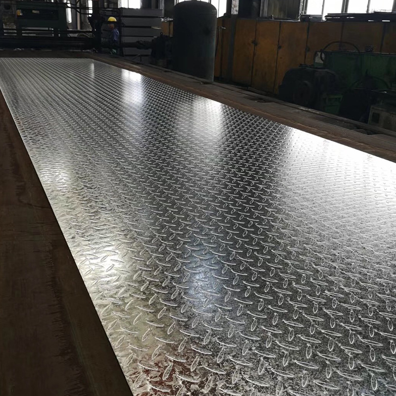 厂家销售 扁豆型镀锌板 防滑镀锌花纹板