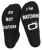 Do not disturb I'm watching tv point replenishment foreign trade socks spot