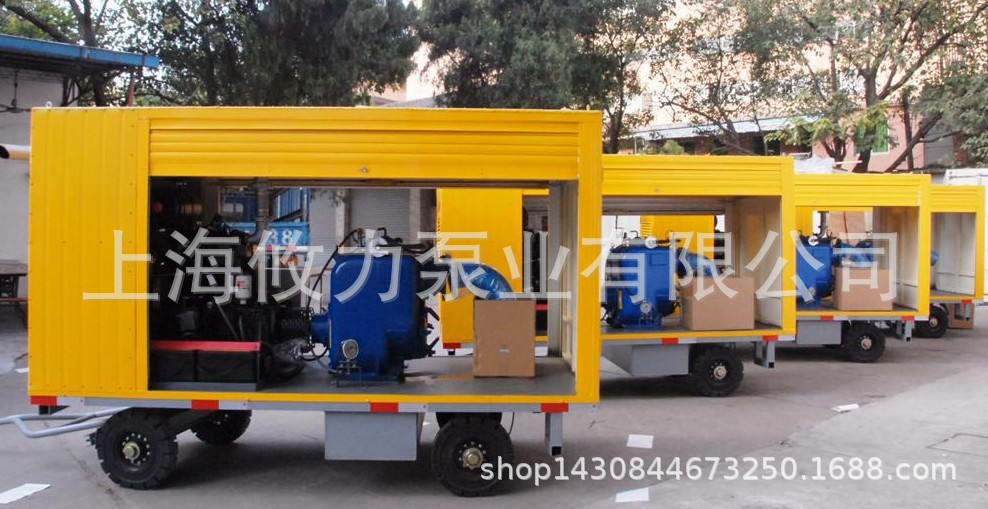 应急移动电站水泵 柴油机防汛水泵 移动泵车 柴油机自吸排污泵