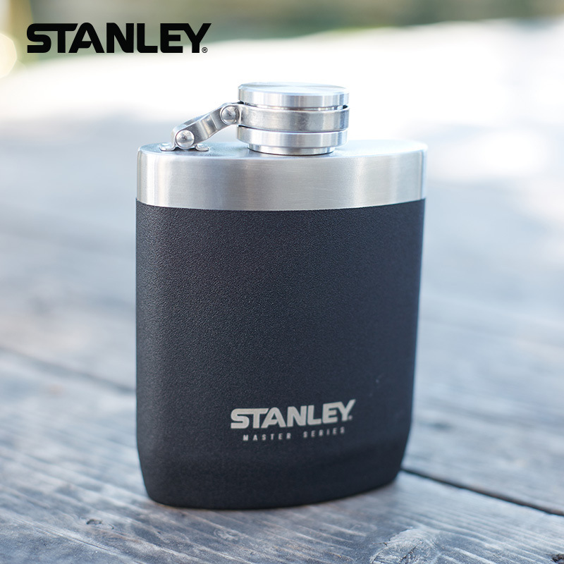 美国stanley史丹利 户外大师系列不锈钢便携小酒壶236ML02892|ms