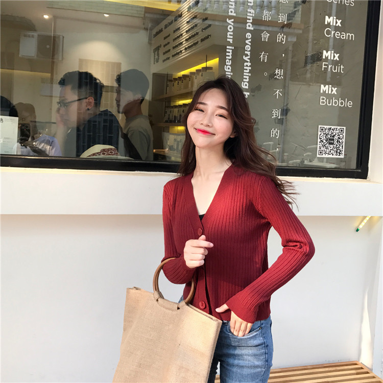 Pull femme en Fil de base - Ref 3414455 Image 1