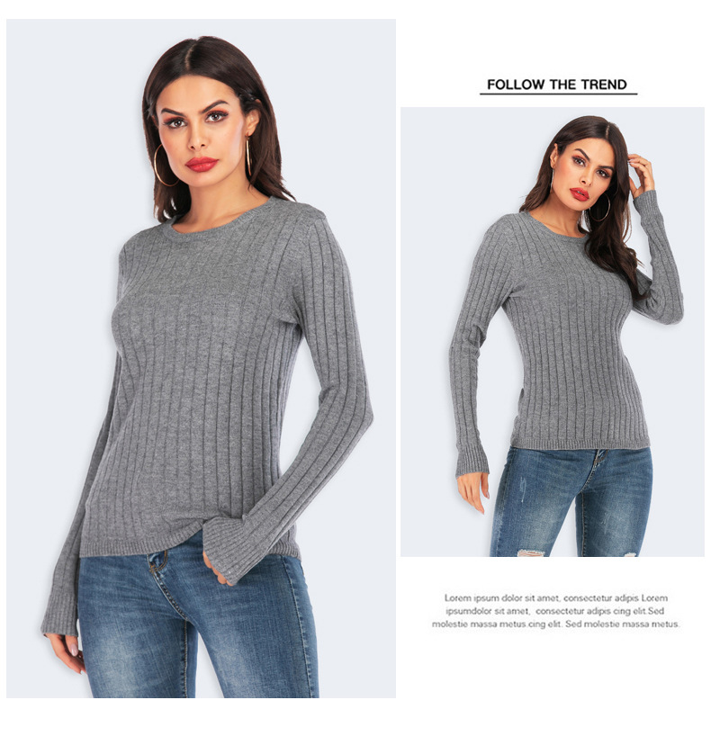 new knit pullover bottoming shirt NSYH19622