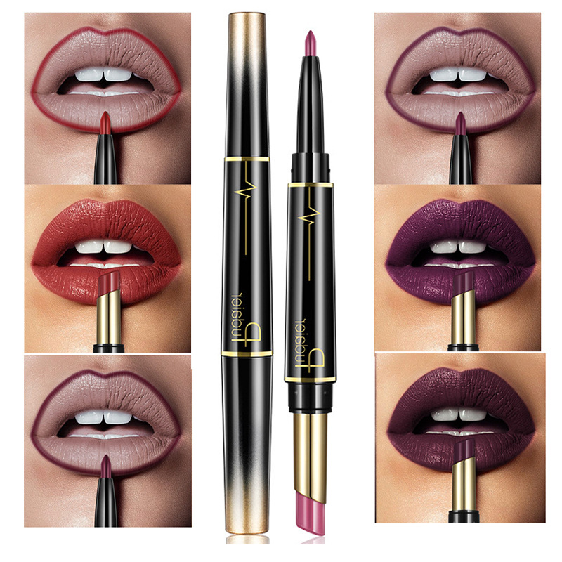 Double-headed lipstick lip liner matte m...