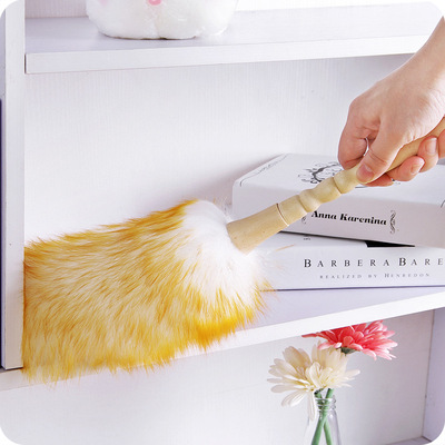 household Hairfalling remove dust Duster furniture clean Feather duster automobile Static electricity wool