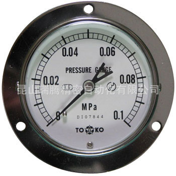 DU-G3/8-75x0.1MPa嵌入式压力表TOKO东洋计器兴业