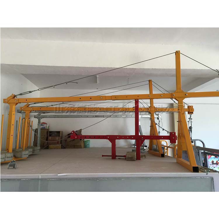 工地用外墙装修机械吊篮 高空工作升降吊篮 幕墙安装起重机吊篮