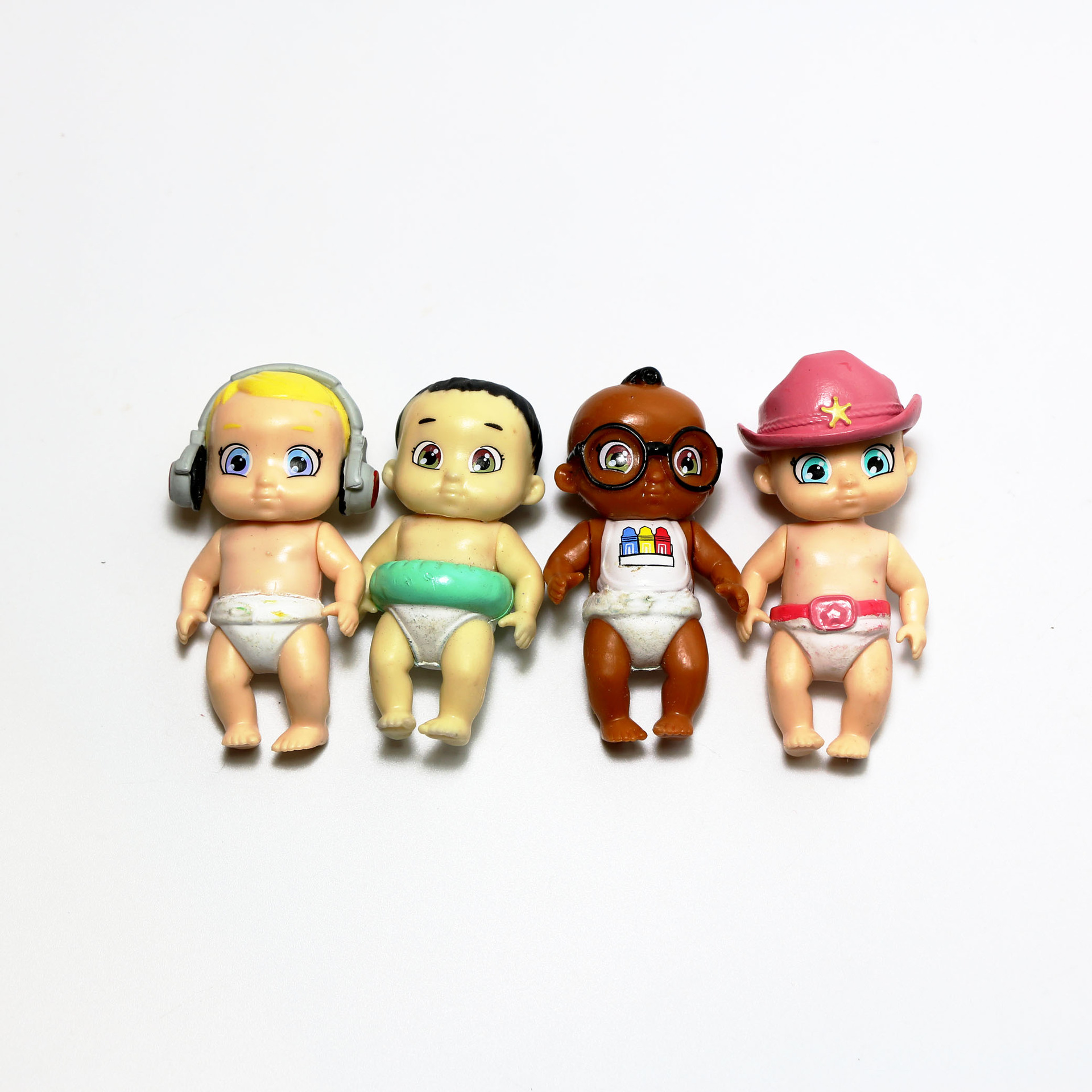 재고 3D 움직일 수있는  그림 재생 인형 PVC 플라스틱 인형 새해 선물 장난감 컬렉션 장식품