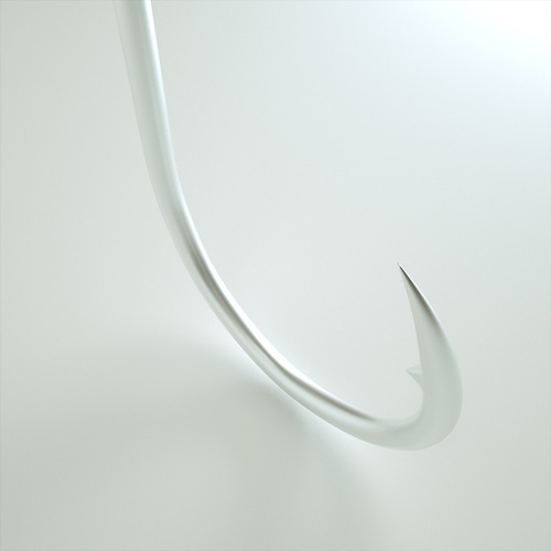 Gamma Fish Hook Senmata White Barbed Competition Hook Jidiaohai Fishing Hook