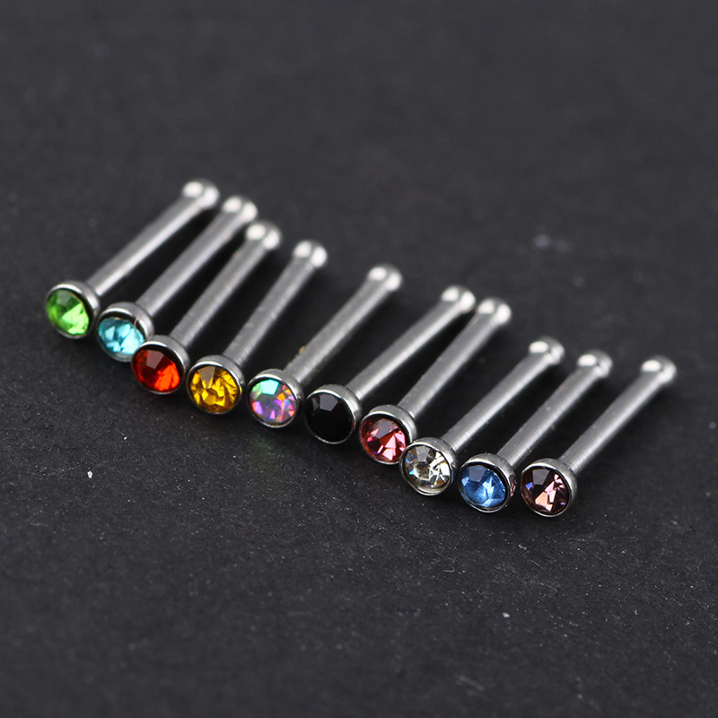Labret piercing jewelry detail image