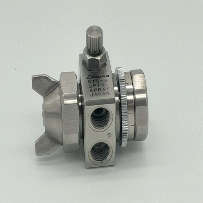 日本露明纳不锈钢ST-6高雾化喷头助焊剂波峰焊吸塑机自动油漆喷枪