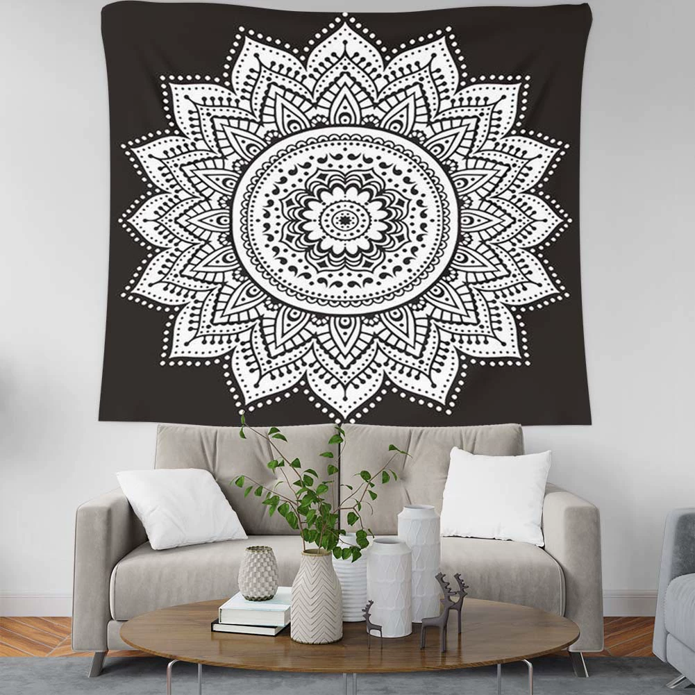 Вышивка 2 дня волосы широкие Большая ширина двери гобелен с цифровым принтом пейзаж Манча Луо домашний настенный интерьер декоративная ткань