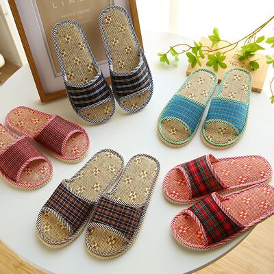 indoor Home Flax slipper summer sandals  EVA summer Home lovers Home Shoes Sandals