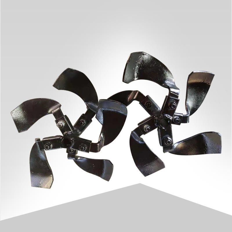 四驱微耕机田园管理机拖拉机专用配件旋耕刀开沟刀除草压地轮耘锄