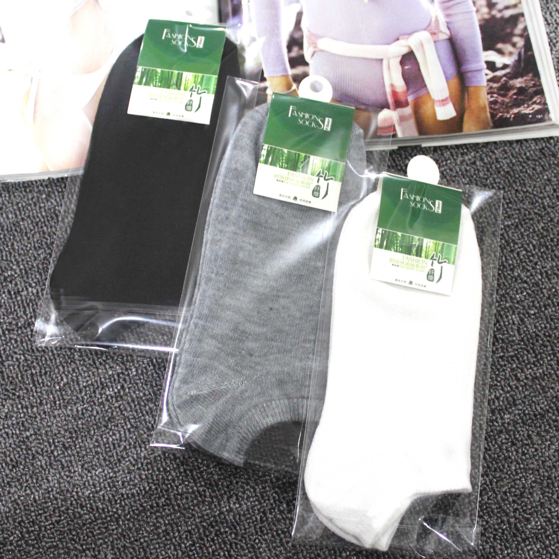 春夏独立包装男船袜 纯色袜子男便宜赠品地摊货源男运动短筒男袜|ms