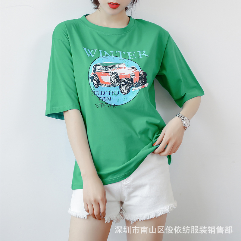 T shirt femme JUNYI TEXTILE VêTEMENTS en Coton - Ref 3314766 Image 45