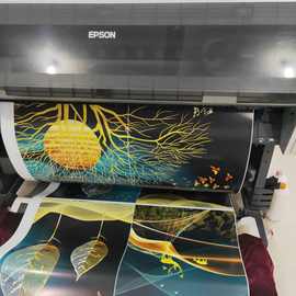 高清艺术微喷海报画打印画芯无纺纸水性相纸晶瓷画芯批发一件代发