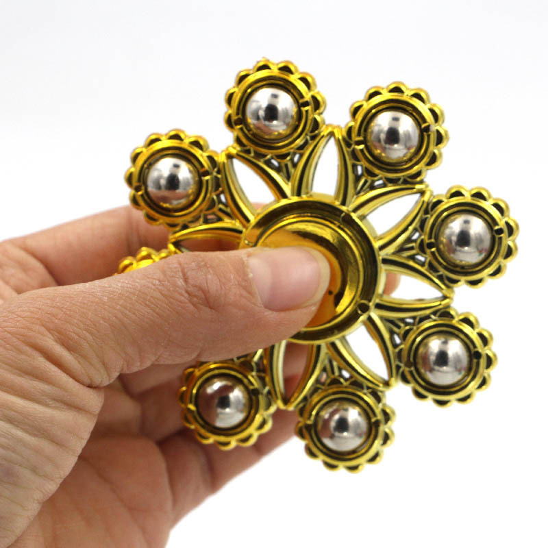 Kunststoff Beschichtung FnfSechsAcht Perlen Fidget Spinner Druck Reduktion Spielzeugpicture1