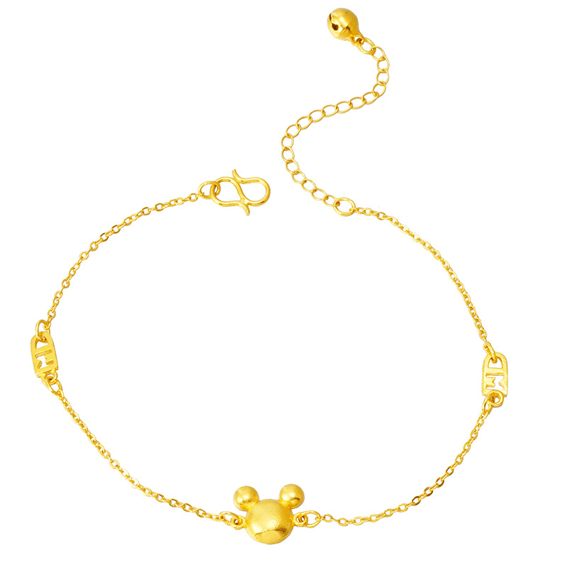 Nuevo MI y Qi toe tobillos mujeres Vietnam arena oro moda coreana cobre chapado en oro pie joyería al por mayor