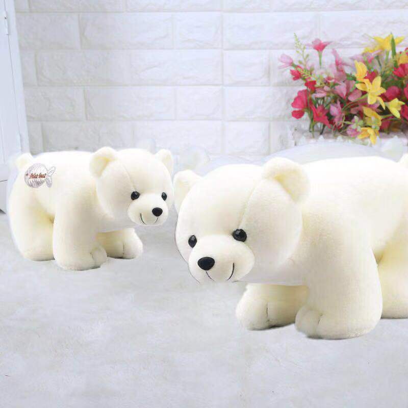 Venta al por mayor Oso Polar muñeca de peluche de juguete Oso Polar simulación Oso Blanco muñeca Grande Ragdoll chica
