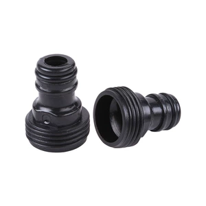 Black PP Milk Connector with Euro and American Connectors for Home Washing Machine