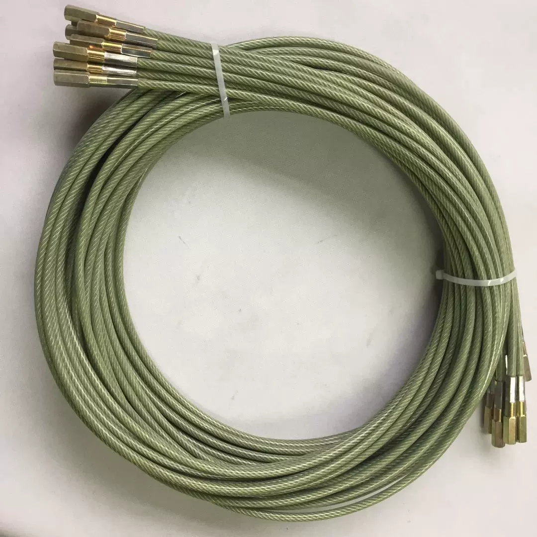 厂家批发5.8MM尼龙含油钢丝绳5595提综绳织机油绳纺织机械