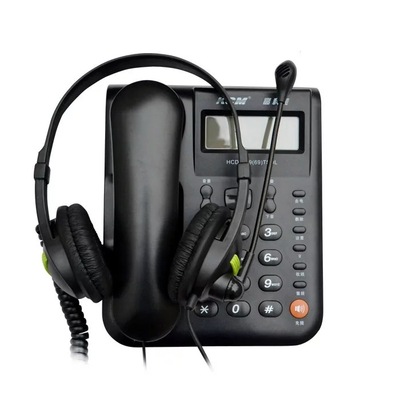 KCM Tech America 69 Caller ID Attendant Telephone Head mounted headset headset Landline