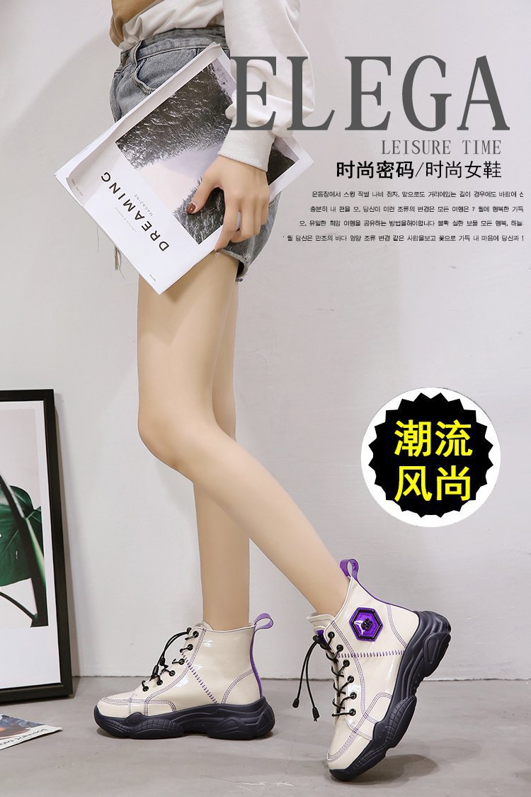 Bottes femme en PU artificiel - Ref 3355481 Image 9