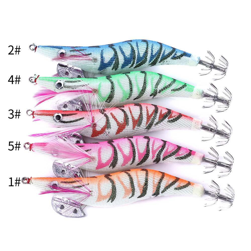 Floating Squid Jig 6 Colors Duo Squid Jig Fresh Water Bass Swimbait Tackle Gear