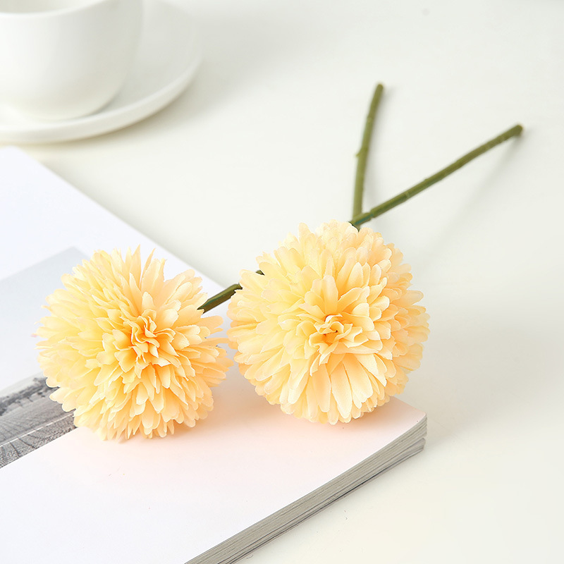 Simulation Flower Single Ball Chrysanthemum Decoration Fake Flower display picture 3