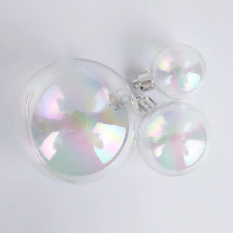 Brand transparent fuchsia decorations
