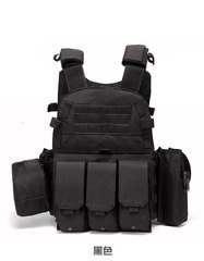 Outdoor protective combination training vest multi-functional MOLLE expansion outdoor adventure protection set 6094 vest